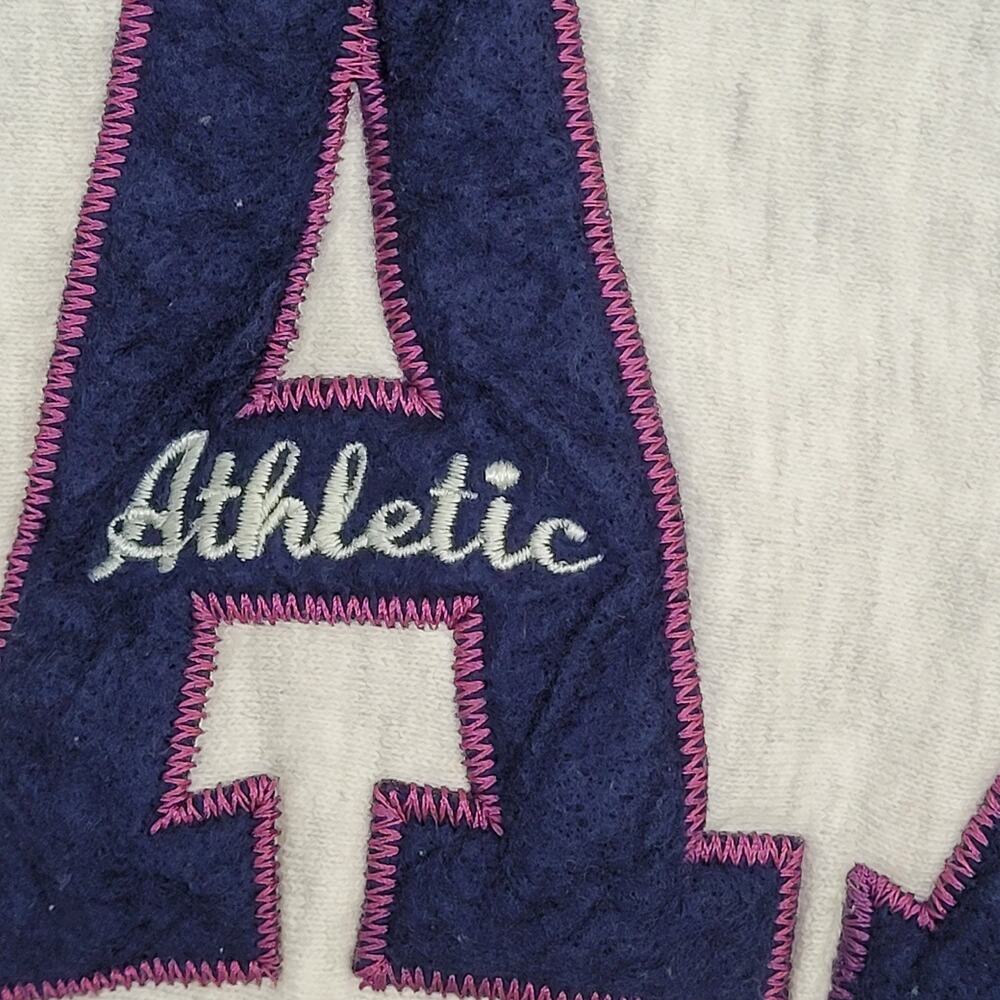 Vintage BAX Athletic Sweatshirt Women Large 23x23 Boxy Baggy - Picture 12 of 14
